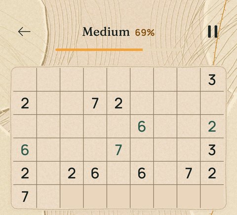 The Decena board, where digits pair up when they add to ten